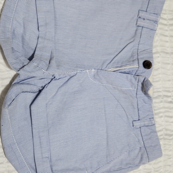 H&M BLUE STRIPE SHORTS SIZE 4 - Picture 14 of 15